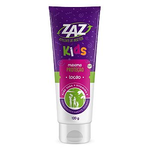 Loção Repelente de Insetos Dahuer Zaz Kids Maxima Proteção 120g