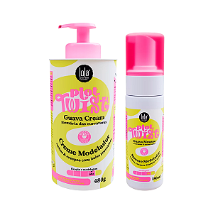 Creme Modelador Guava Cream 480g + Mousse Modelador Guava Mousse 150ml Lola Plot Twist