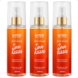 Kit Kiss New York Sun Kisses: 3 Body Spash 200ml