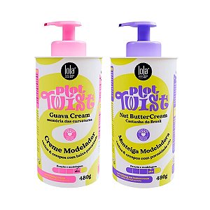 Creme Modelador Guava Cream + Manteiga Modeladora Nut ButterCream Lola Plot Twist 480g