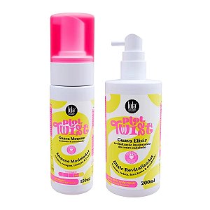 Mousse Modelador Guava Mousse 150ml + Elixir Revitalizador Guava Elixir 200ml Lola Plot Twist
