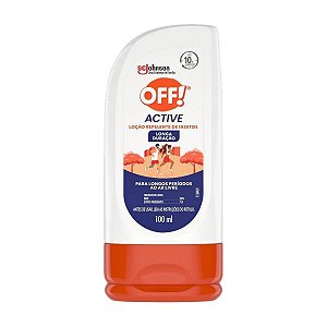 Loção Repelente De Insetos Johnson Off Active 100ml