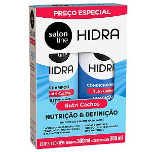 Kit Salon Line Hidra Nutrição e Definição: Shampoo e Condicionador 300ml
