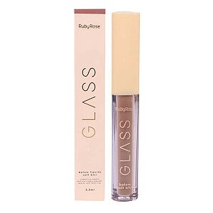 Batom Líquido Soft Blur Ruby Rose Glass Bg01 3,3ml