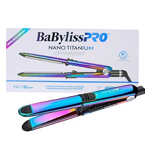 Prancha Babyliss Nano Titanium Optima3000 Iridescent Bivolt