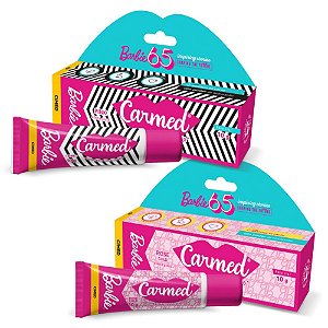 Kit Hidratante Labial Carmed Barbie Com 2 10g