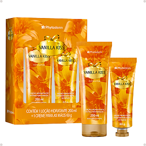 Kit Phytoderm Vanilla Kiss: Loção Hidratante 200ml + Creme Para Mãos 60g