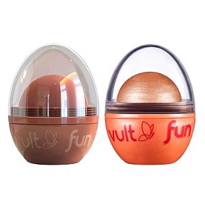 Blush Bronze Natural + Iluminador Rose Iluminada Vult Fun 6,5g