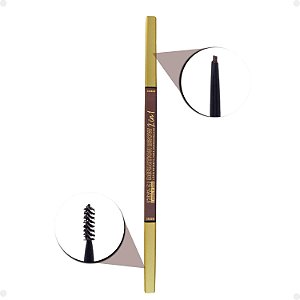 Lápis para Sobrancelha Pink 21 Definition Brow 2 In 1 Castanho