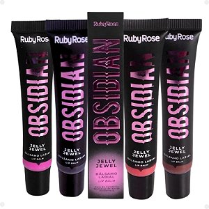 Kit Lip Balm Ruby Rose Obsidian Jelly Jewel Com 4