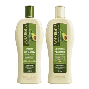 Shampoo + Condicionador Bio Extratus Pós Quimica Abacate e Jojoba 500ml