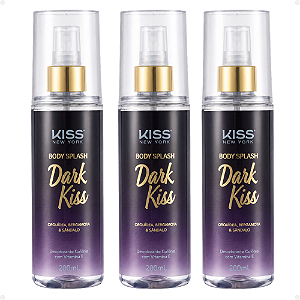 Kit Kiss New York Dark Kiss: 3 Body Spash 200ml