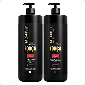 Shampoo + Condicionador Bio Extratus Força Com Pimenta 1L