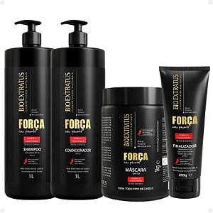 Kit Bio Extratus Força Com Pimenta Com 4