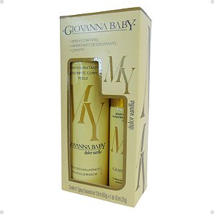 Kit Spray Giovanna Baby Desodorante Corporal Dolce Vanilla FPS10 Com 2