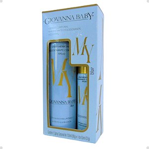 Kit Spray Giovanna Baby Desodorante Corporal Blue FPS10 Com 2