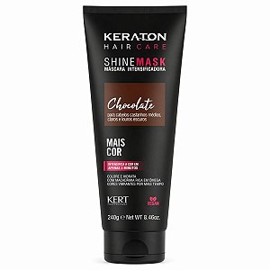 Máscara Intensificadora Keraton Kert Shine Mask Chocolate 240g