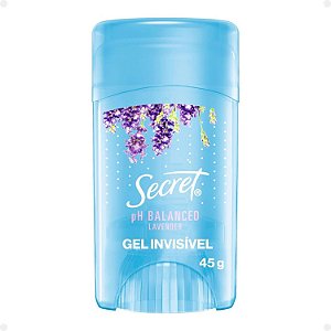 Antitranspirante Gel Invisible Secret pH Balanced Lavender 45g
