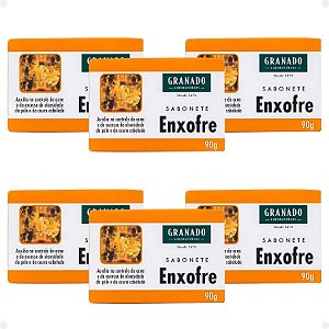 Kit Sabonete Granado Enxofre 90g Com 6