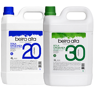 Kit Beira Alta Água Oxigenada: 20 e 30 Volumes 4l