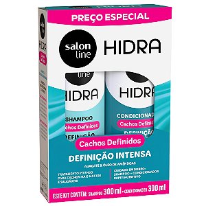 Kit Salon Line Hidra Definição Intensa: Shampoo e Condicionador 300ml