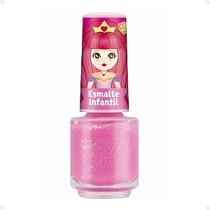 Esmalte Cremoso com Glitter Infantil Magia de Princesa Dengo 6,5ml