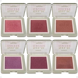 Kit Blush em Creme Ruby Rose Silk Skin Fresh Face Com 6