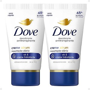 Kit Dove Creme Sérum: 2 Desodorantes Reparação Diária
