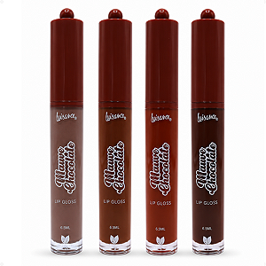 Kit Luisance Mauve Chocolate: 4 Lip Gloss Labial