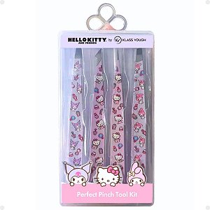 Kit De Pinças Estampadas Hello Kitty By Klass Vough Perfect Pinch Tool Com 4 Twhk-10