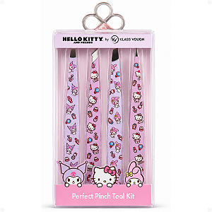Kit De Pinças Estampadas Hello Kitty By Klass Vough Perfect Pinch Tool Com 4 Twhk-10