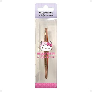 Pinça Dourada Hello Kitty By Klass Vough Ponta Reta Twhk-01