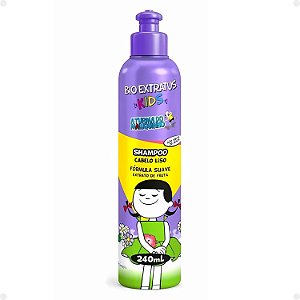 Shampoo Bio Extratus Kids A Turma do Maluquinho Cabelo Liso 240ml