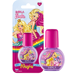 Esmalte Infantil Impala Barbie Mágia De Unicornio 6ml