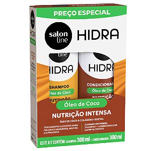 Kit Salon Line Hidra Coco Nutrição Intensa: Shampoo e Condicionador 300ml