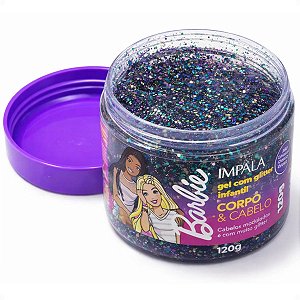 Gel Glitter Impala Barbie Corpo e Cabelo 120g
