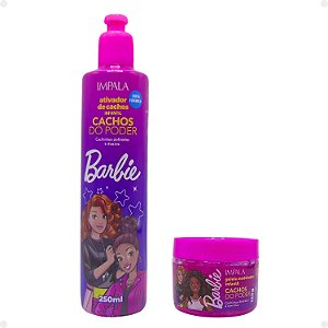 Impala Barbie Infantil Cachos do Poder: Ativador de Cachos e Geleia Modeladora