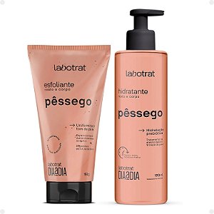 Kit Labotrat Rosto e Corpo Pessego: Esfoliante e Hidratante