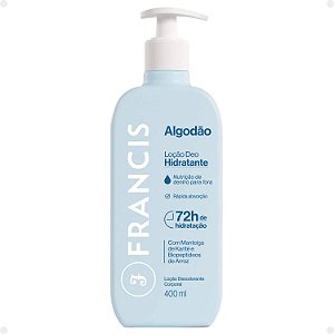 Loção Deo Hidratante Francis Algodão 400ml
