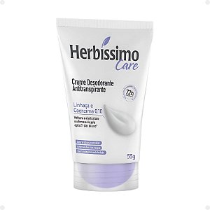 Creme Desodorante Antitranspirante Herbíssimo Care Linhaça e Coenzima Q10 55g