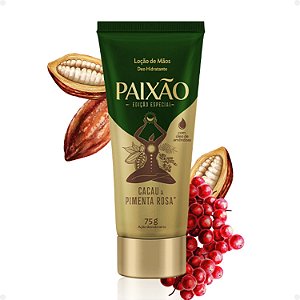 Loção De Mãos Paixão Edição Especial Cacau E Pimenta Rosa 75g
