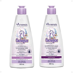 Kit Arvensis Cachinhos Naturais: Shampoo e Condicionador 300ml