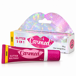 Hidratante Labial Carmed Glitter 3 Em 1 Tutti Frutti 10g