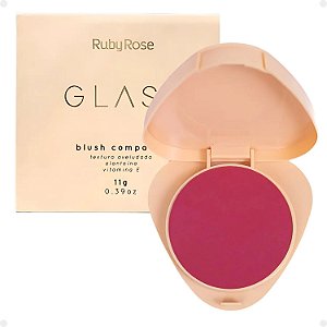 Blush Compacto Ruby Rose Glass Gb80 Hb-6120-8