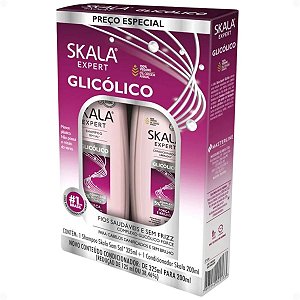 Kit Skala Expert Glicólico: Shampoo 325ml e Condicionador 200ml
