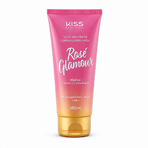 Loção Hidratante Corporal Kiss New York Rosé Glamour LCB05B 180ml