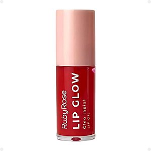 Óleo Labial Ruby Rose Lip Glow Eletric Red HB-L6502-1