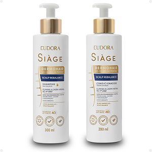 Kit Eudora Siàge Dermohair Scalp Rebalance: Shampoo E Condicionador