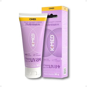 Gel De Massagem Corporal K-Med Preliminares Chupa Que É De Uva 50g