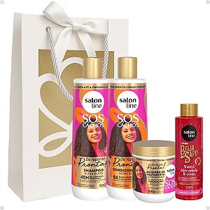 Kit Presente Salon Line De Repente Pronta: Shampo, Condicionador e Máscara + Mimo Exclusivo